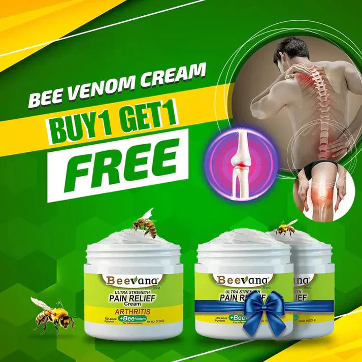 Bee Venom Ultra Strength Pain Relief Cream (Pack of 2)