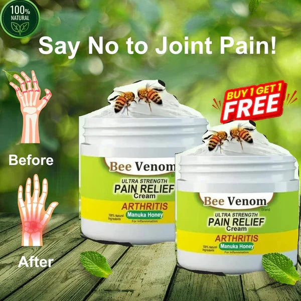 Bee Venom Ultra Strength Pain Relief Cream (Pack of 2)